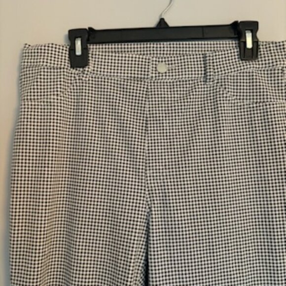 Uniqlo White Black Checkered Dress Pant XL - Picture 2 of 6